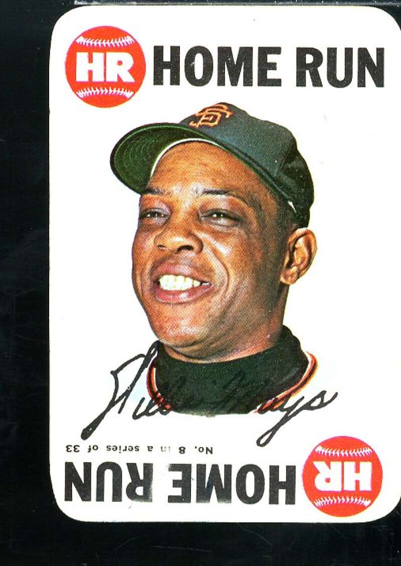 Willie Mays Card 1968 Topps Game #8  Image 1