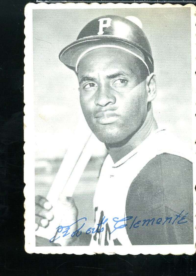 Roberto Clemente Card 1969 Topps Deckle Edge #27  Image 1