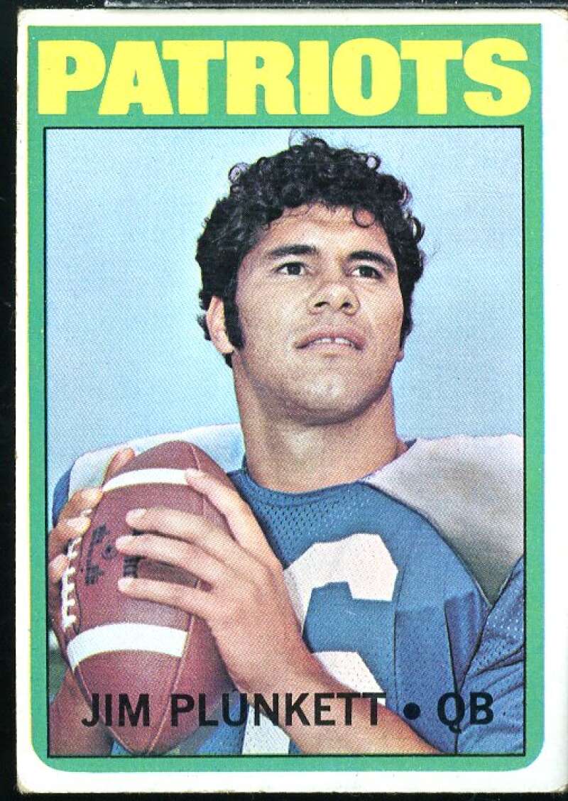 Jim Plunkett Rookie Card 1972 Topps #65  Image 1