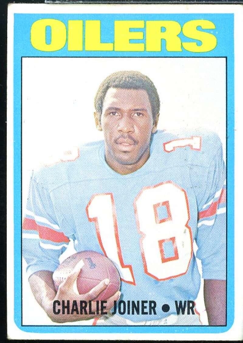 Charlie Joiner Rookie Card 1972 Topps #244  Image 1