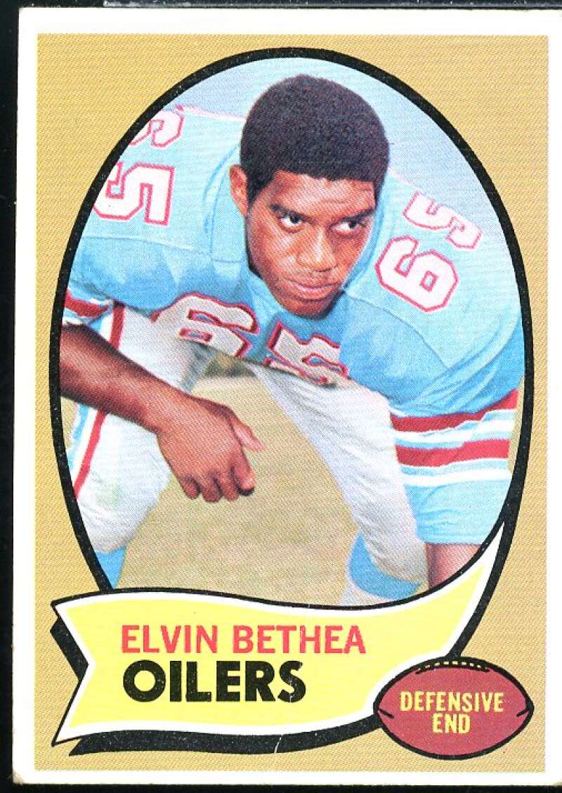 Elvin Bethea Rookie Card 1970 Topps #43  Image 1