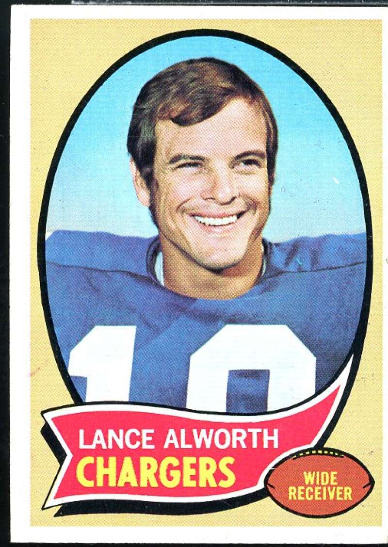 Lance Alworth Card 1970 Topps #240  Image 1