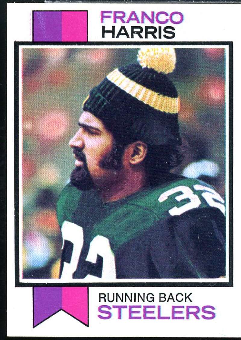 Franco Harris Rookie Card 1973 Topps #89  Image 1