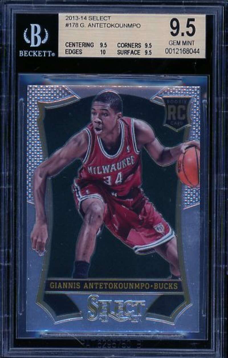 Giannis Antetokounmpo Rookie Card 2013-14 Select #178 BGS 9.5 Image 1
