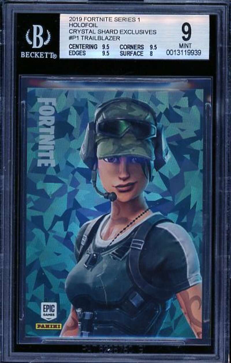 Trailblazer 2019 Fortnite Series 1 Holofoil Crystal Shard Exclusives #P1 BGS 9 Image 1