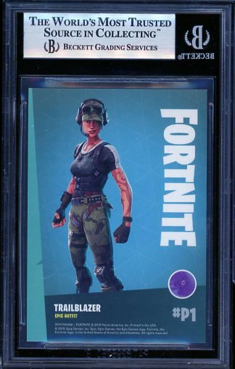 Trailblazer 2019 Fortnite Series 1 Holofoil Crystal Shard Exclusives #P1 BGS 9 Image 2