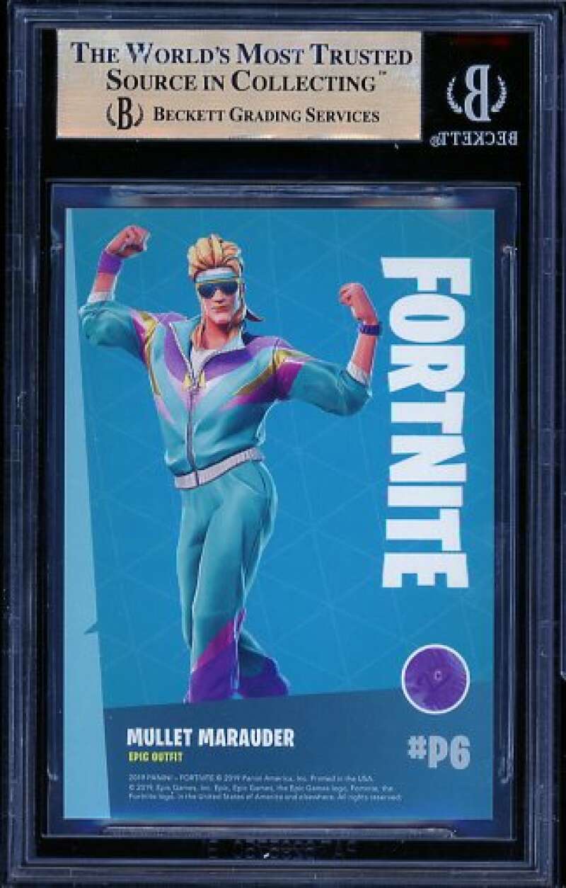 Mullet Marauder 2019 Fortnite Series 1 Holo Crystal Shard Exclusives #P6 BGS 9.5 Image 2