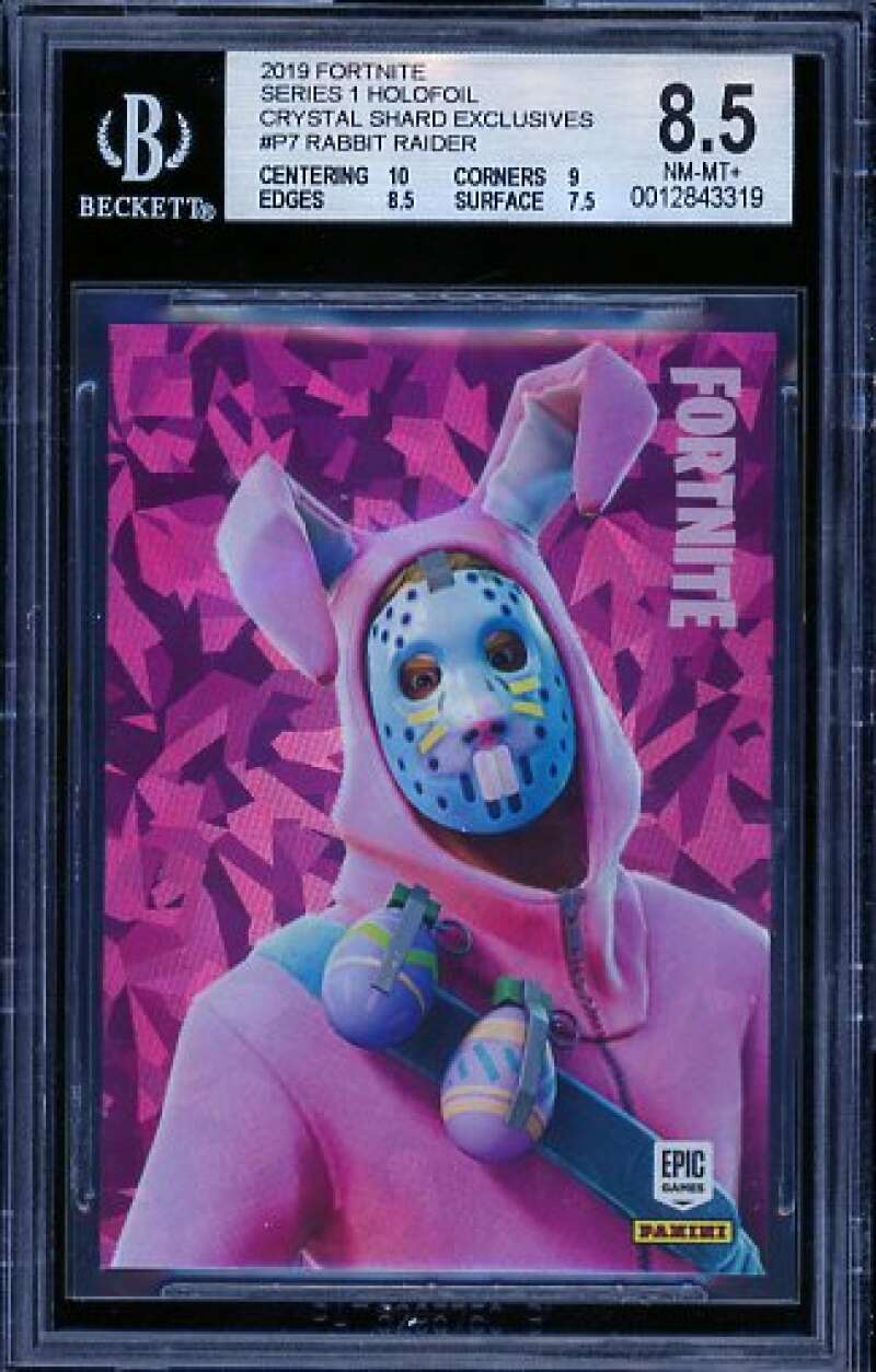 Rabbit Raider 2019 Fortnite Series 1 Holo Crystal Shard Exclusives #P4 BGS 8.5 Image 1