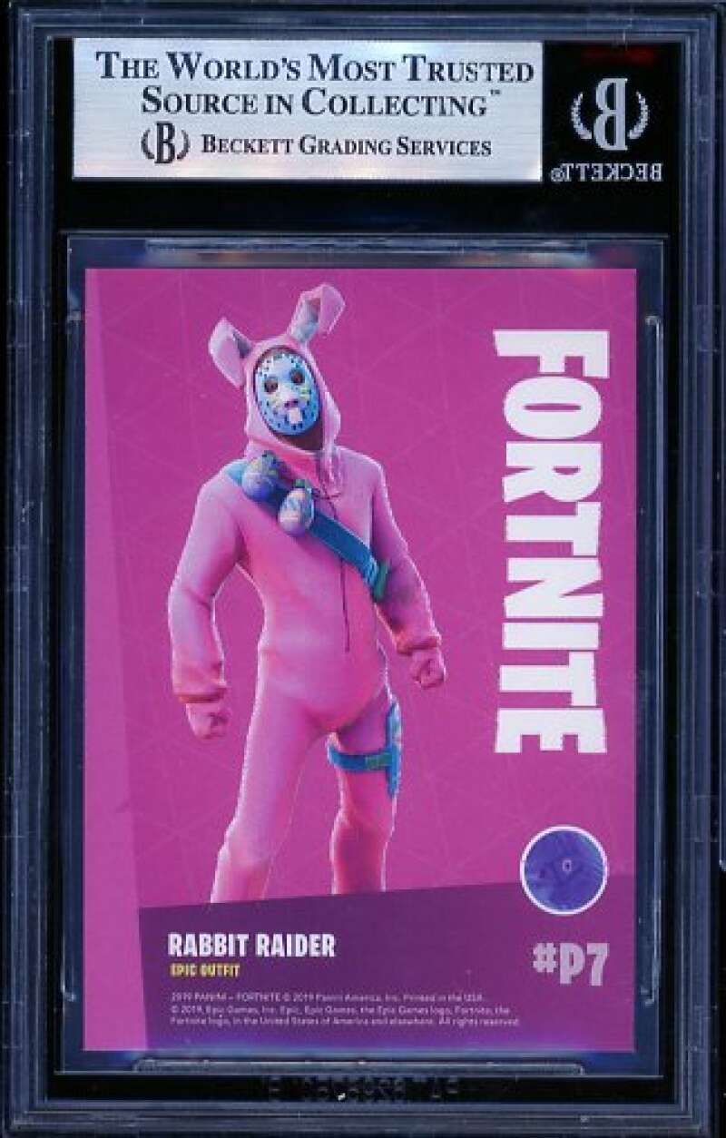 Rabbit Raider 2019 Fortnite Series 1 Holo Crystal Shard Exclusives #P4 BGS 8.5 Image 2