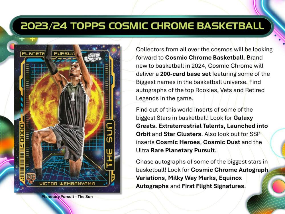 2023-24 Topps Cosmic Chrome Basketball Hobby Box Image 3