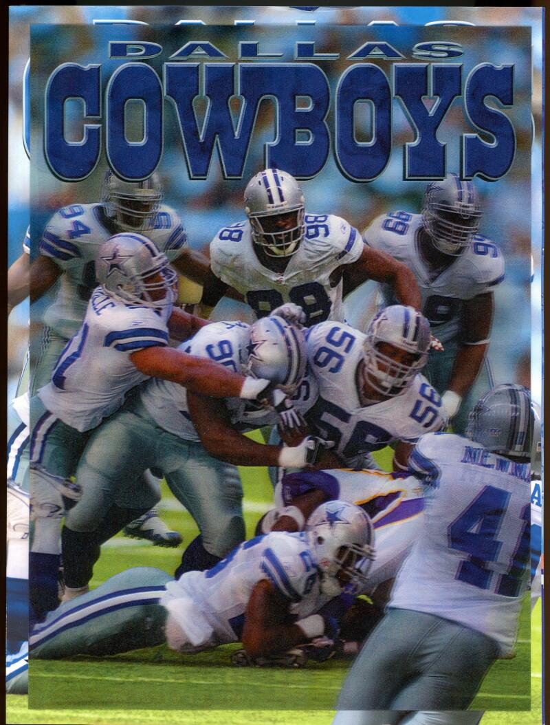 Dallas Cowboys vs New York Giants Holographic Cover Game Day Program 2008 Image 1