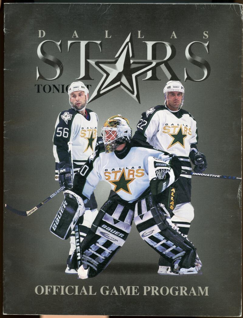 NHL Dallas Stars Tonight 1997-1998 Official Game Program  Image 1