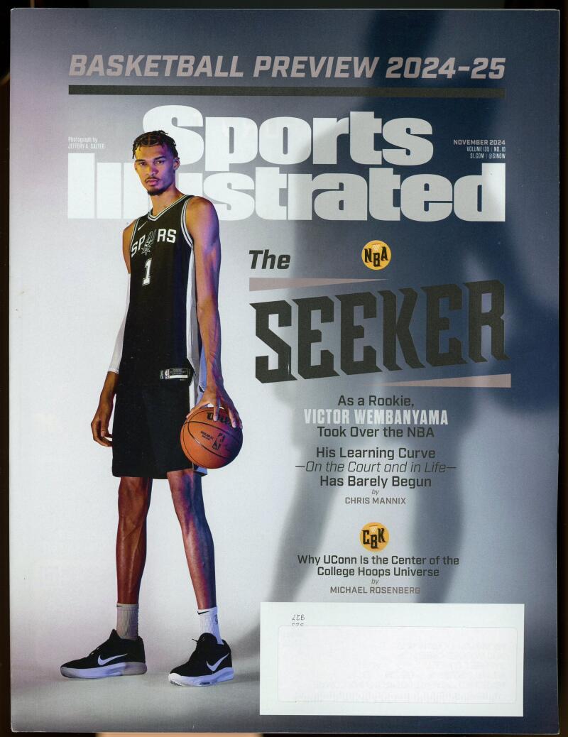 Sports Illustrated Basketball November 2024 NBA Victor Wembanyama Spurs Preview Image 1