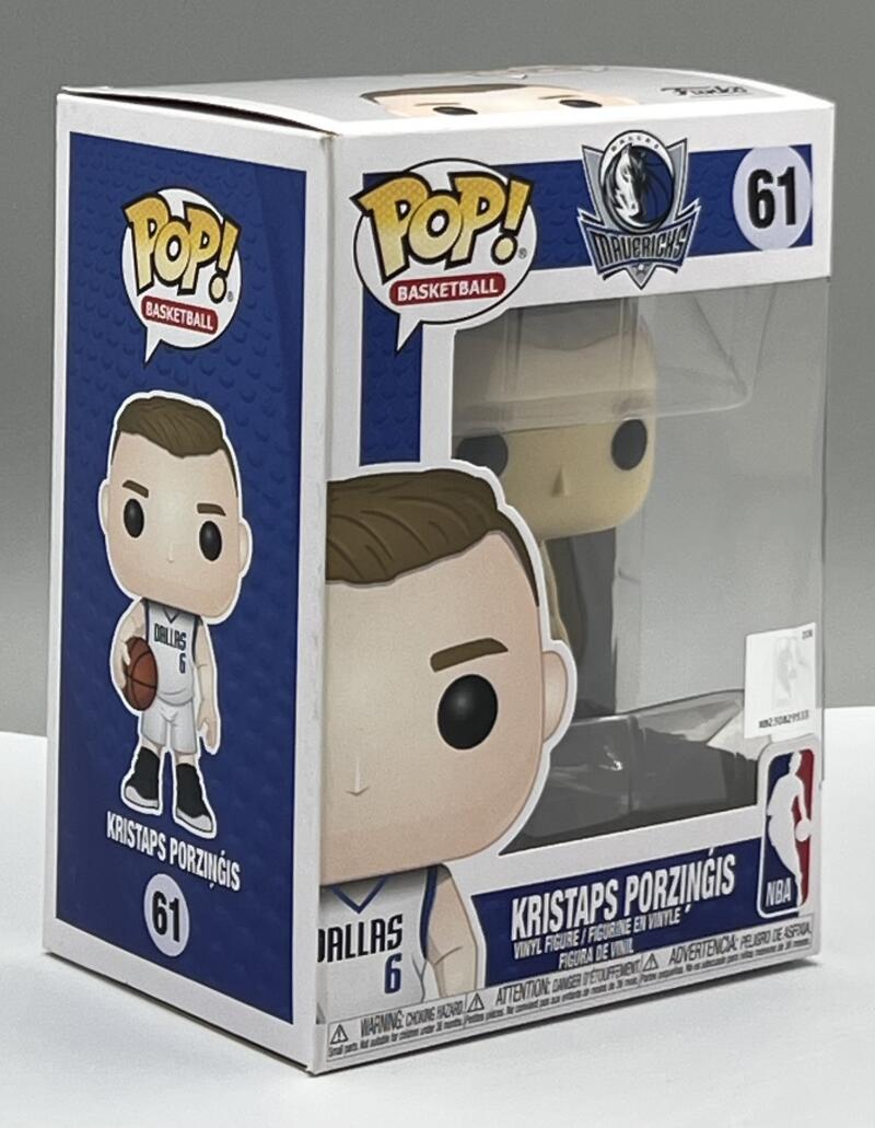 2019 Dallas Mavericks Kristaps Porzingis Basketball Funko Pop Image 1