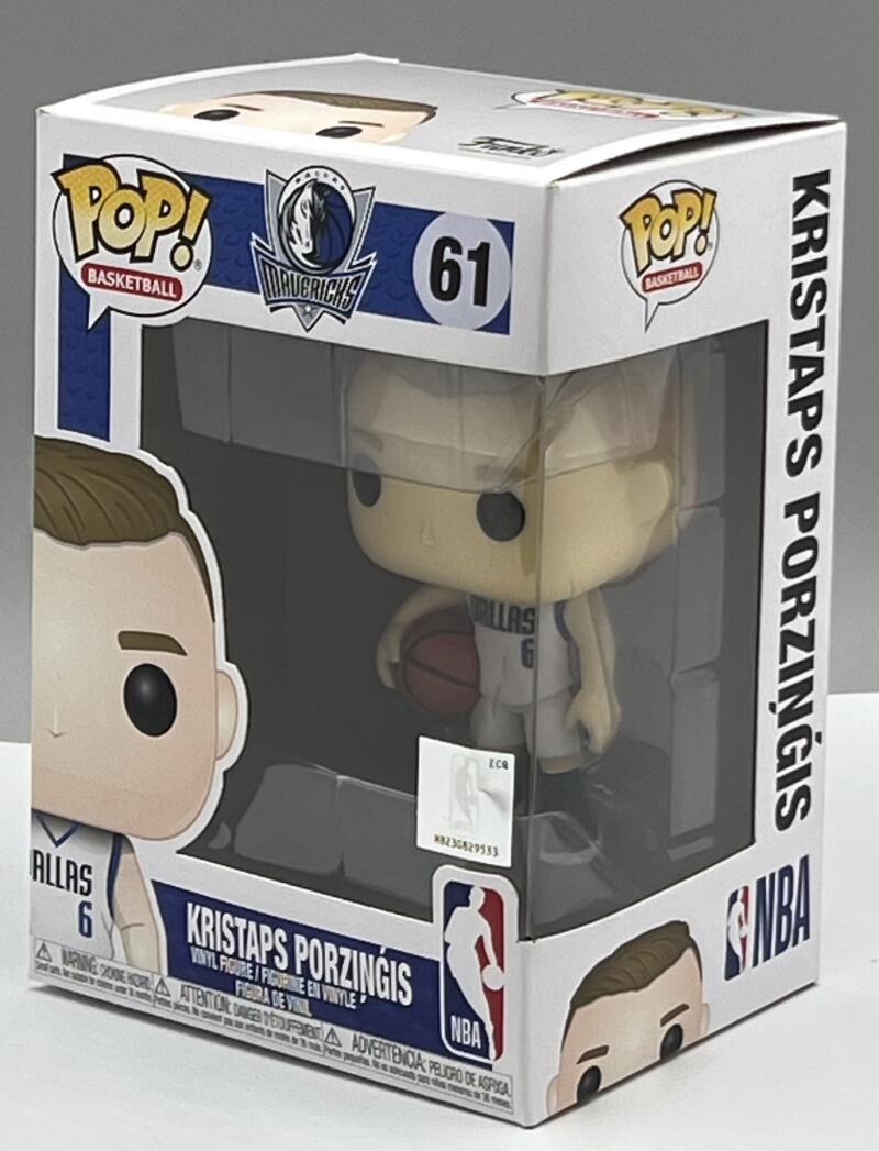 2019 Dallas Mavericks Kristaps Porzingis Basketball Funko Pop Image 2