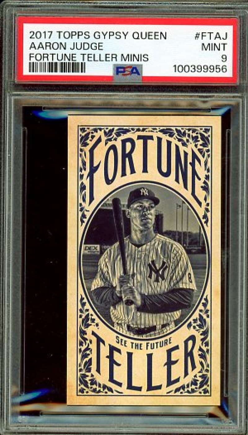 Aaron Judge Rookie Card 2017 Topps Gypsy Queen #Ftaj PSA 9 Image 1
