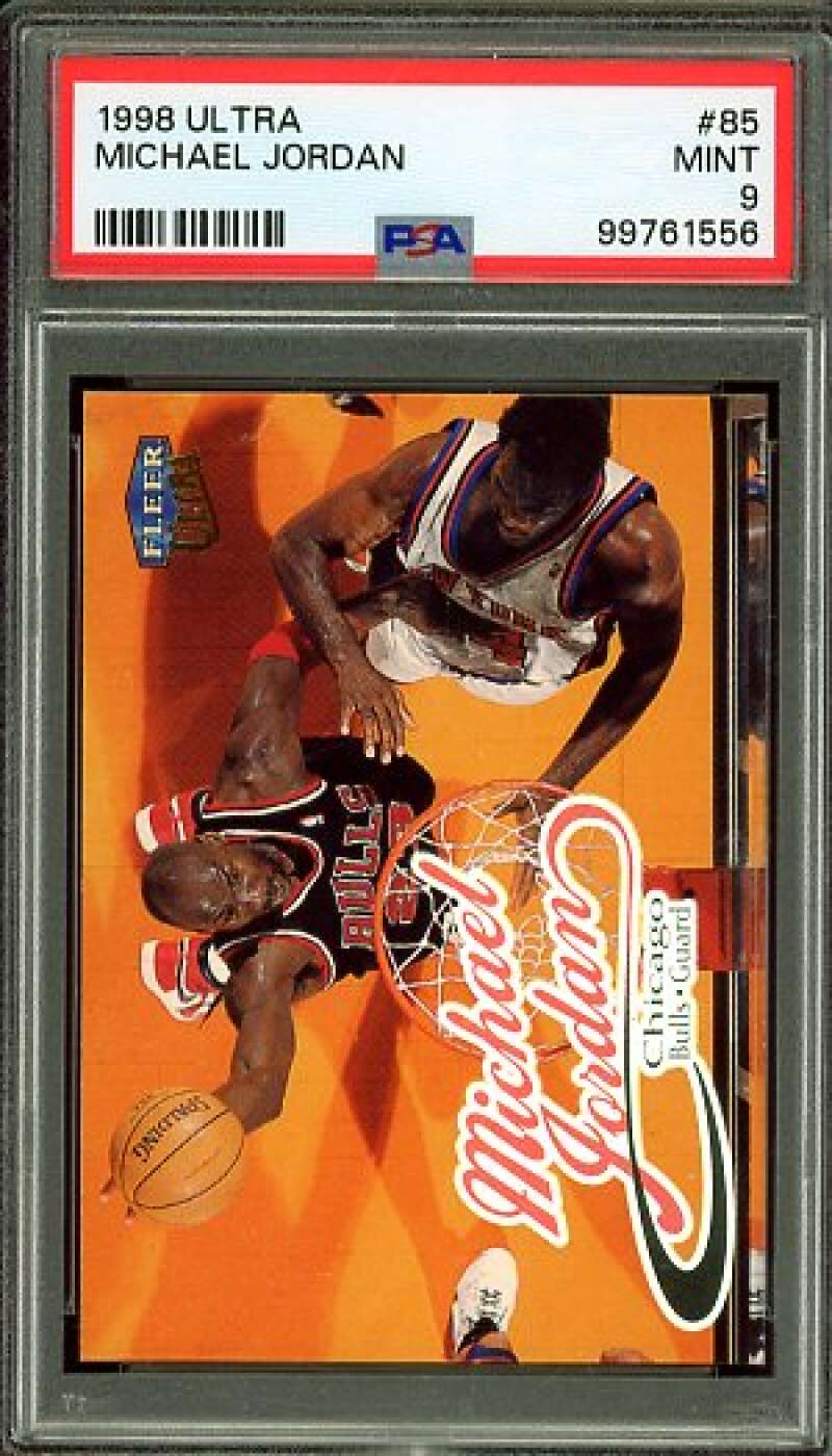 Michael Jordan Card 1997-98 Ultra #85 PSA 9 Image 1