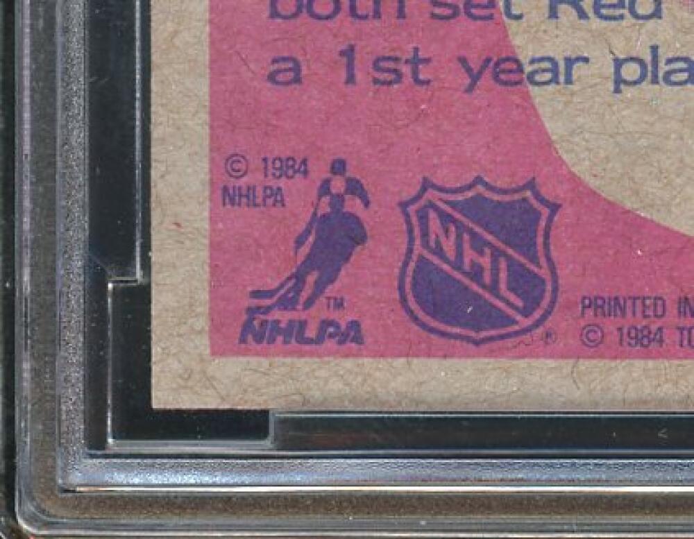 1984-85 Topps #49 Steve Yzerman Rookie Card BGS BCCG 10 Mint+ Image 5