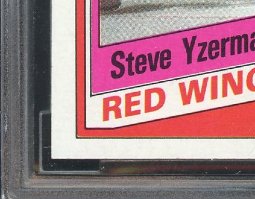 1984-85 Topps #49 Steve Yzerman Rookie Card BGS BCCG 10 Mint+ Image 9