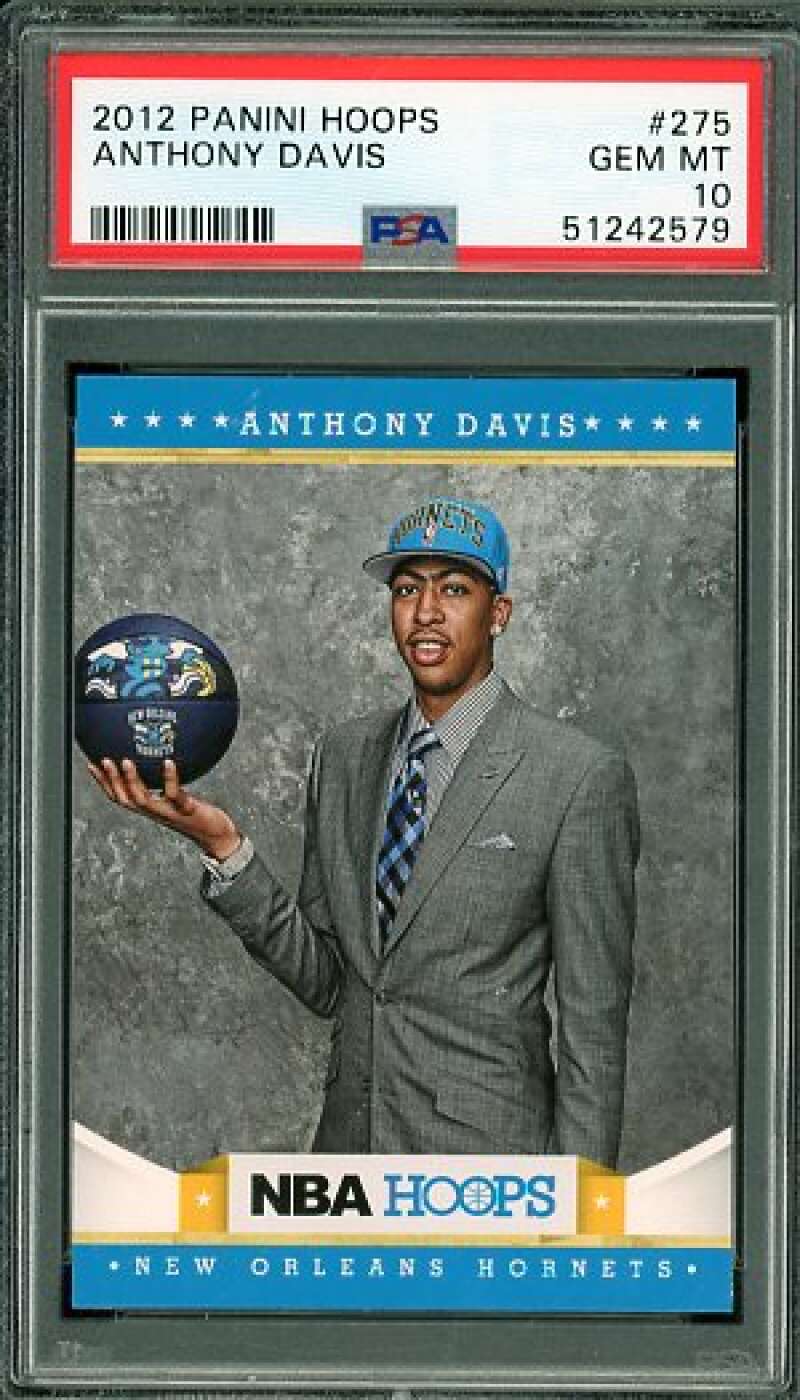 Anthony Davis Rookie Card 2012-13 Panini Hoops #275 PSA 10 Image 1