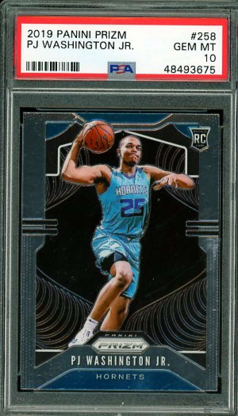 PJ Washington Jr. Rookie Card 2019-20 Panini Prizm #258 PSA 10 Image 1