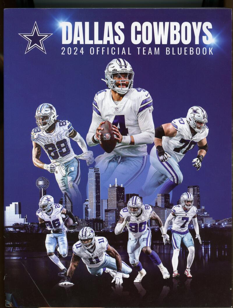 Dallas Cowboys 2024 Offical Team Bluebook Image 1