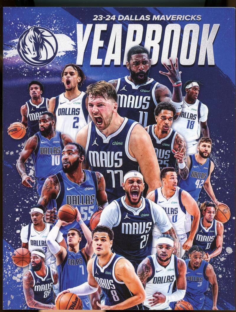 Dallas Mavericks 2023-2024 Yearbook NBA Basketball Mavs Image 1