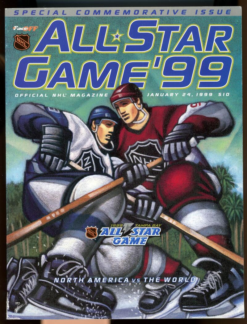 NHL All Star Game 1999 Commemorative Magazine North America vs The World Image 1