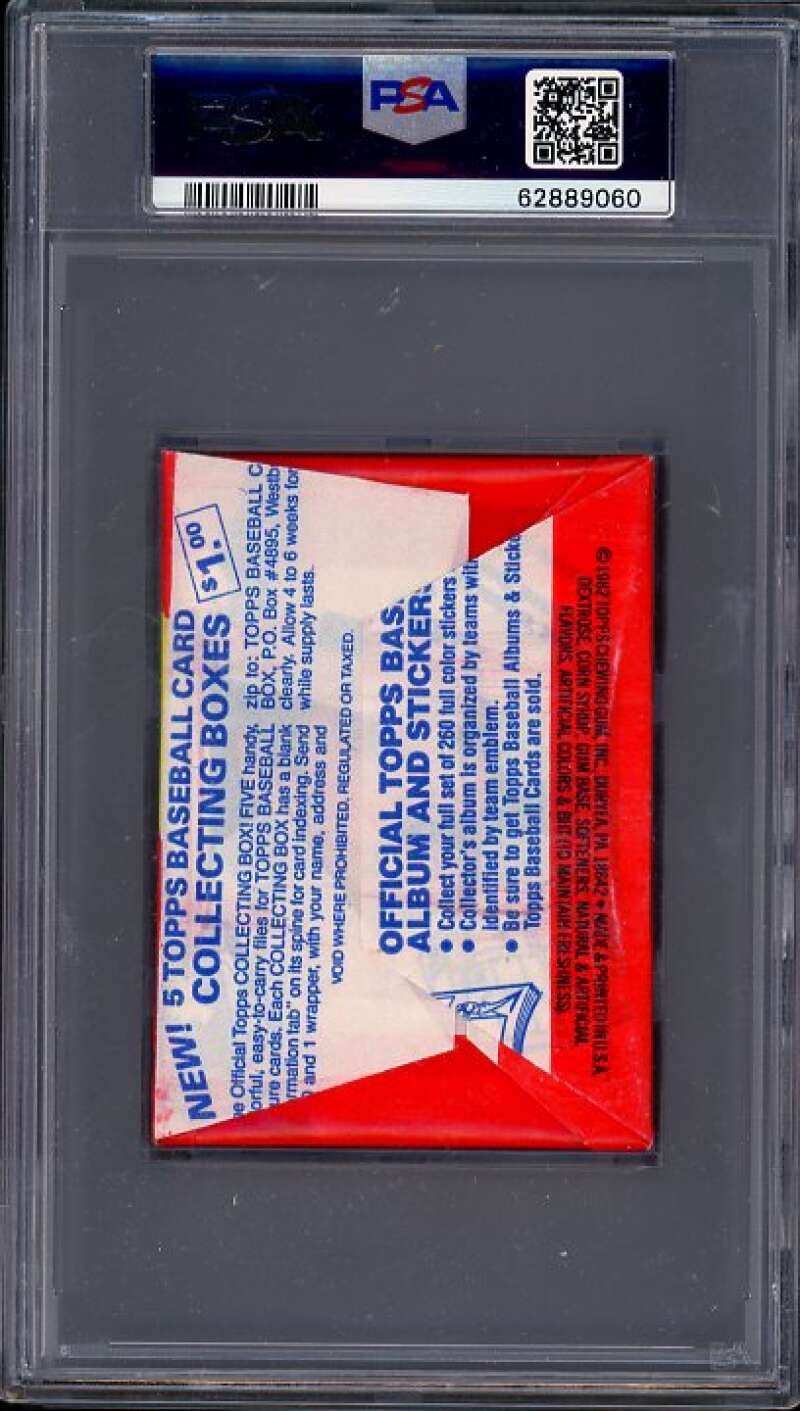 1982 Topps Baseball Wax Pack Cal Ripken Rookie Year PSA 7 Image 2