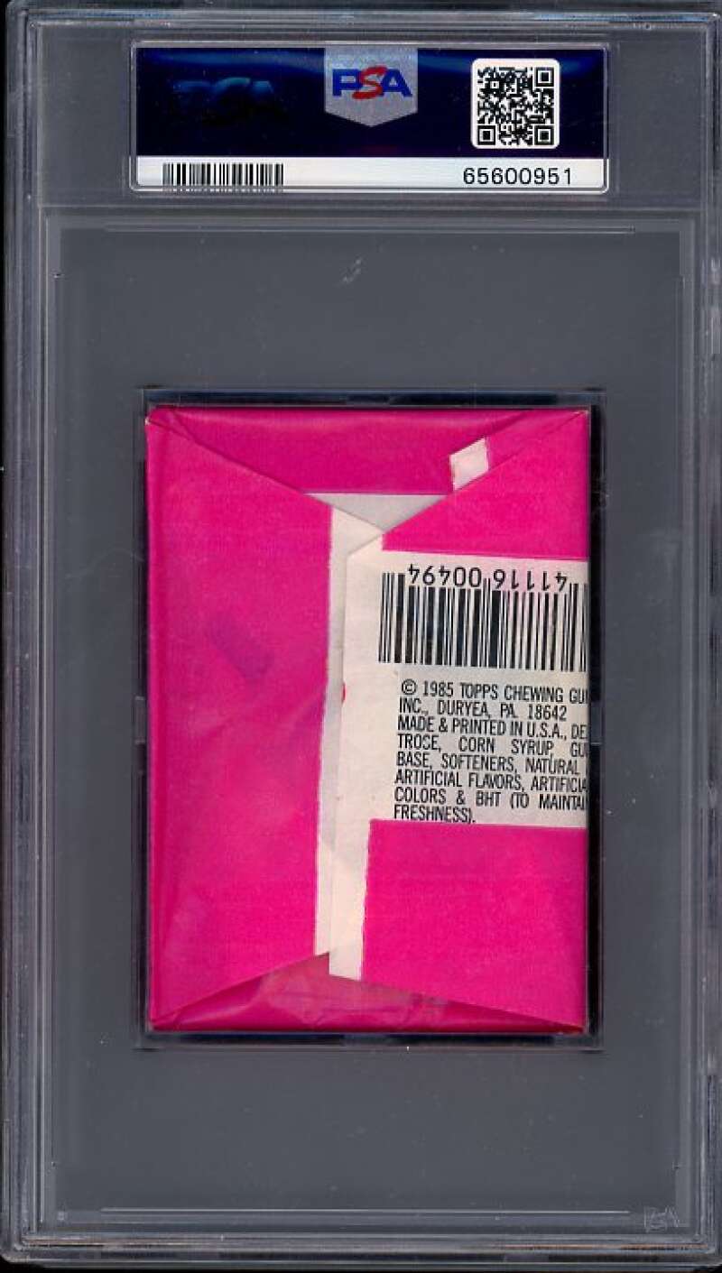 1985 Topps Garbage Pail Kids 1st Series Wax Pack PSA 8 Image 2