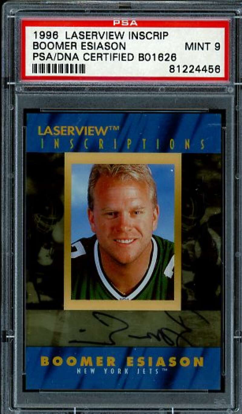 Boomer Esiason Card 1996 Laserview Inscriptions #NNO PSA/DNA 9 Image 1