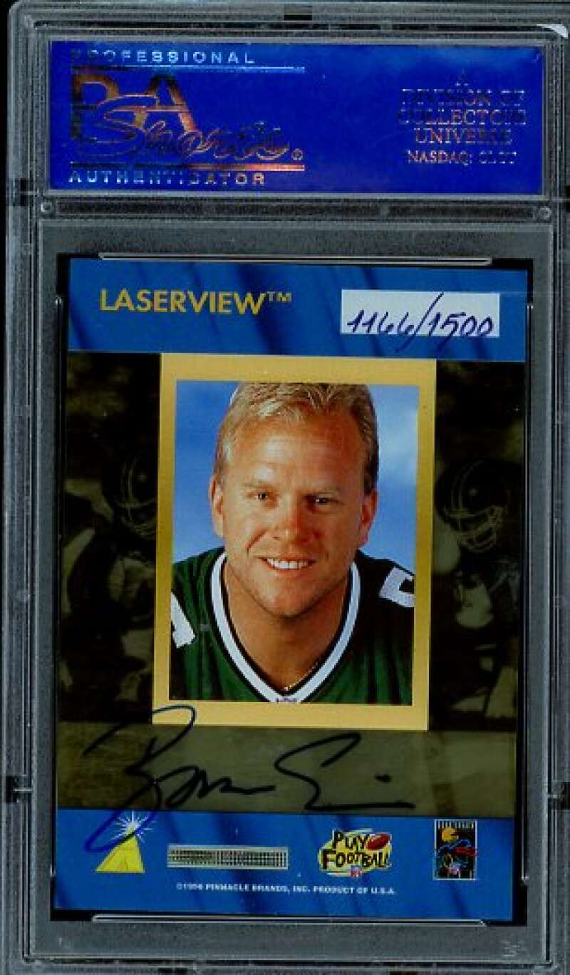 Boomer Esiason Card 1996 Laserview Inscriptions #NNO PSA/DNA 9 Image 2