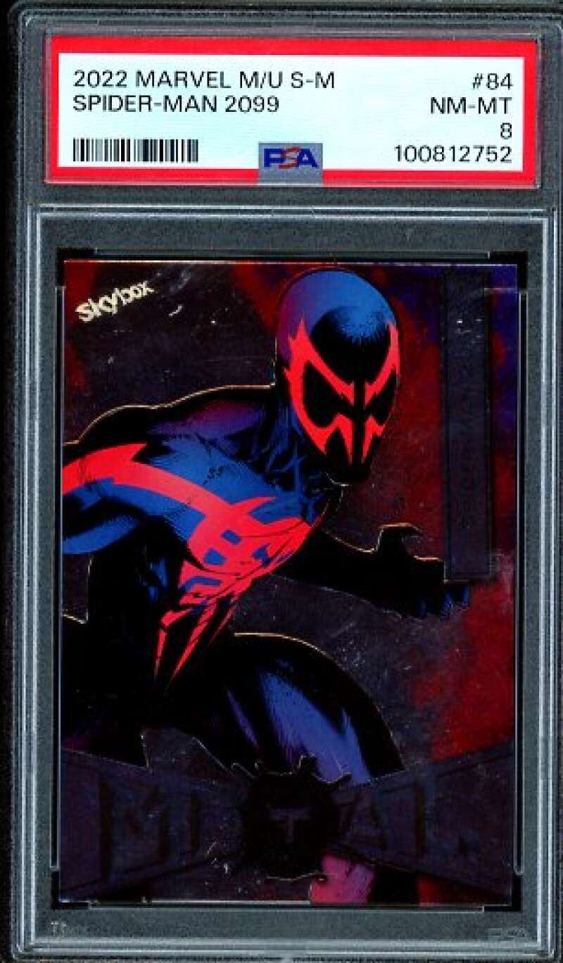 Spider-Man 2099 Card 2022 Marvel M/U S-M #84 PSA 8 Image 1