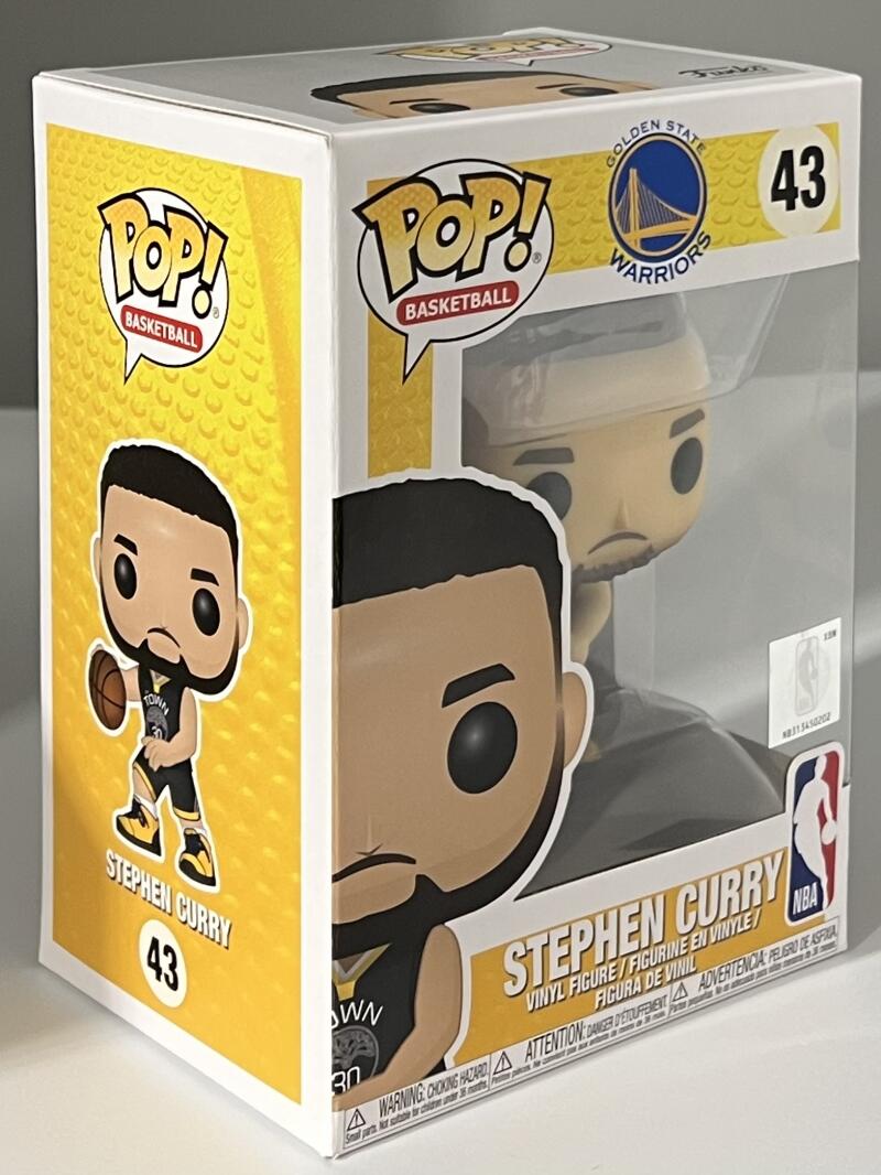 2020 Golden State Warriors Stephen Curry Basketball Funko Pop #43 Image 2