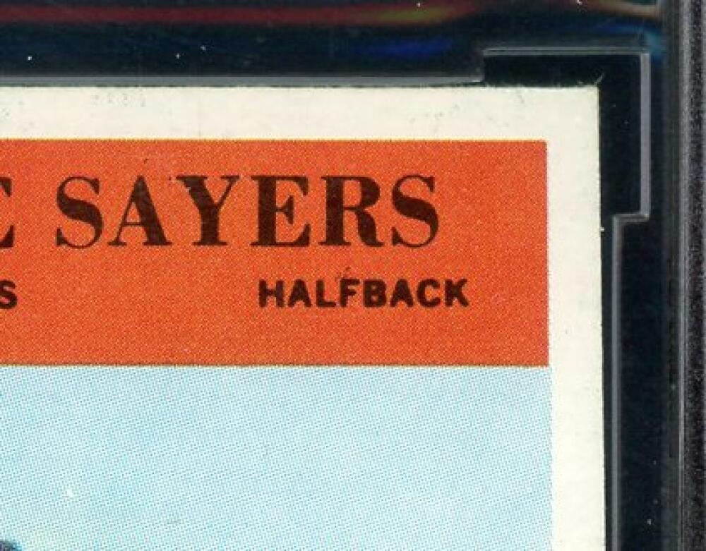 1966 Philadelphia #38 Gale Sayers Rookie Card BGS BCCG 9 Near Mint+ Image 4