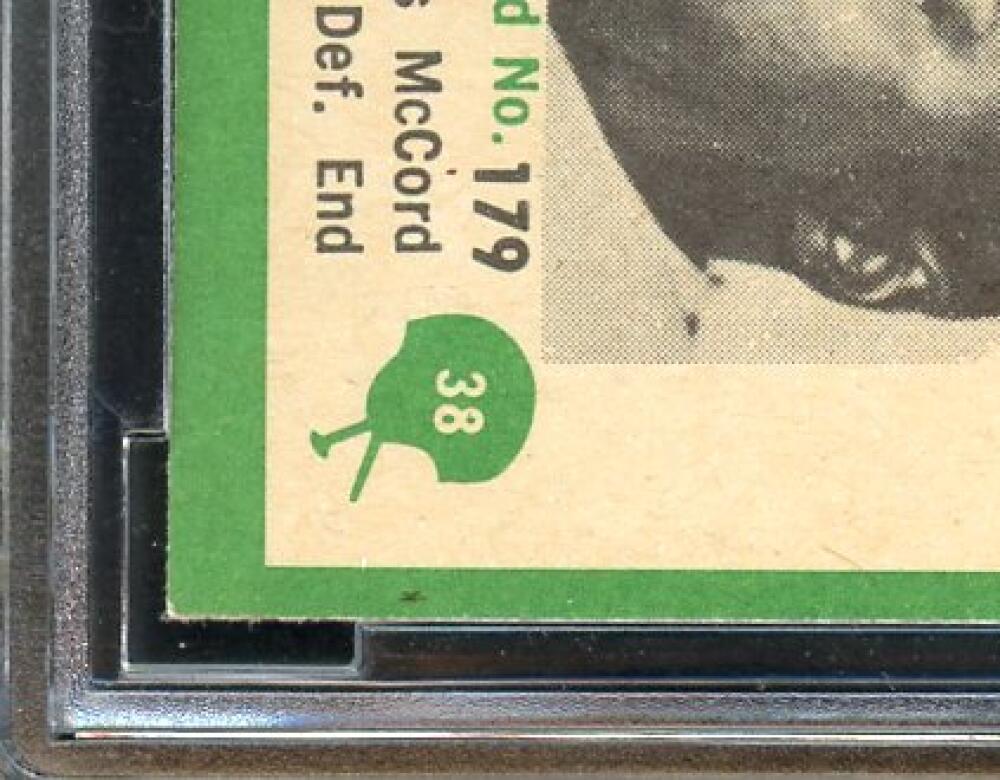 1966 Philadelphia #38 Gale Sayers Rookie Card BGS BCCG 9 Near Mint+ Image 9