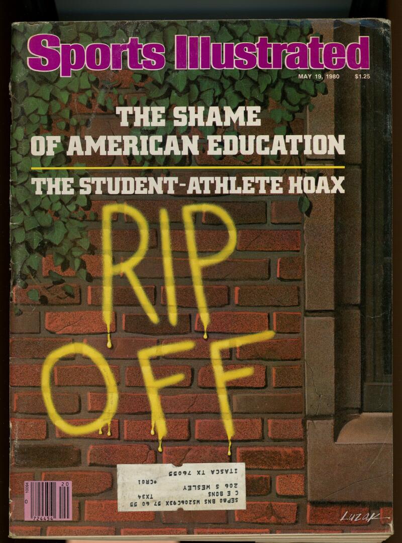 Sports Illustrated Magazine May 19 1980 The Student-Athlete Hoax Image 1