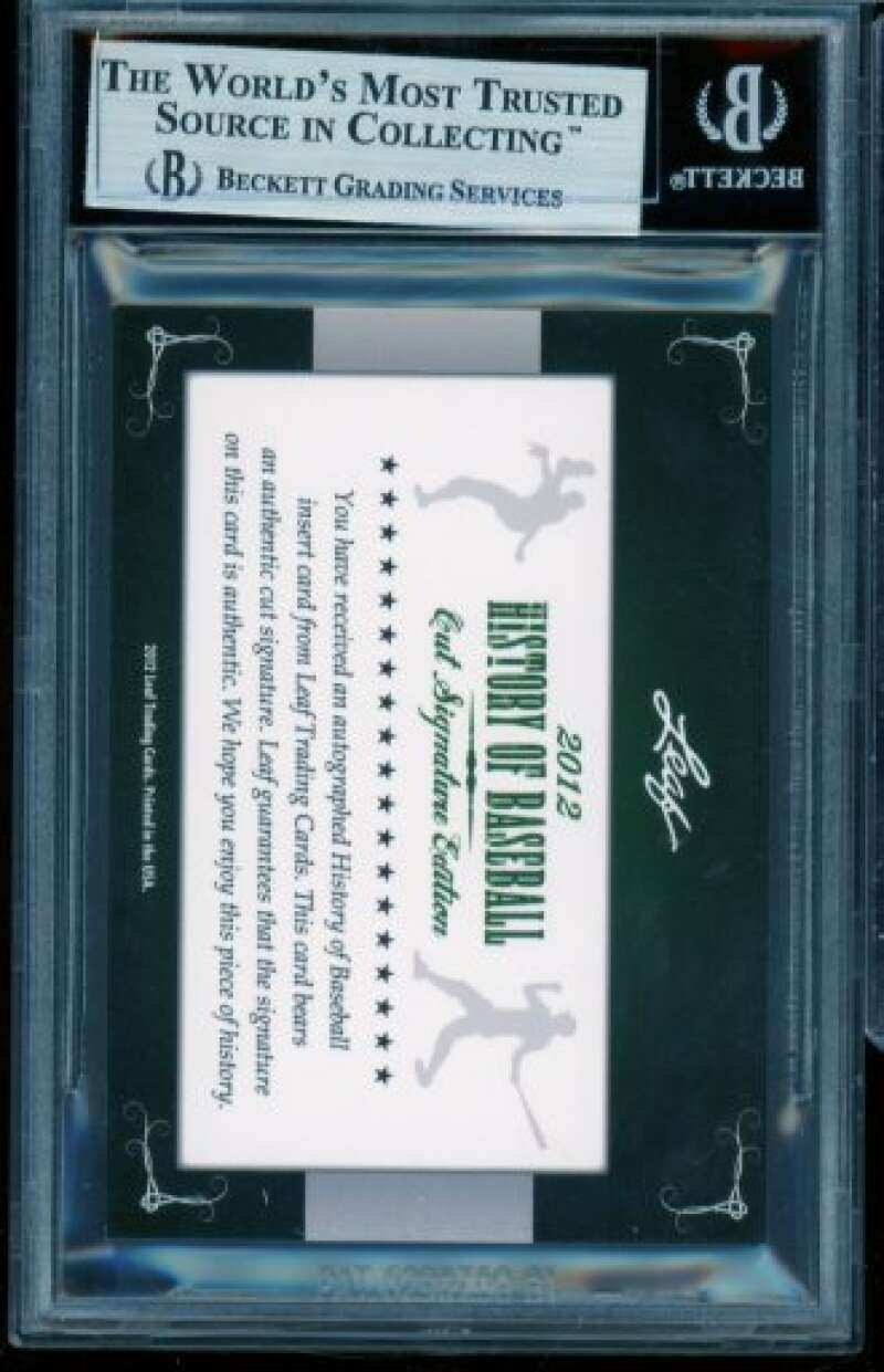 Pete Rose 2012 Leaf Cut Signature History Of Baseball Edition #NNO BGS Authentic Image 2