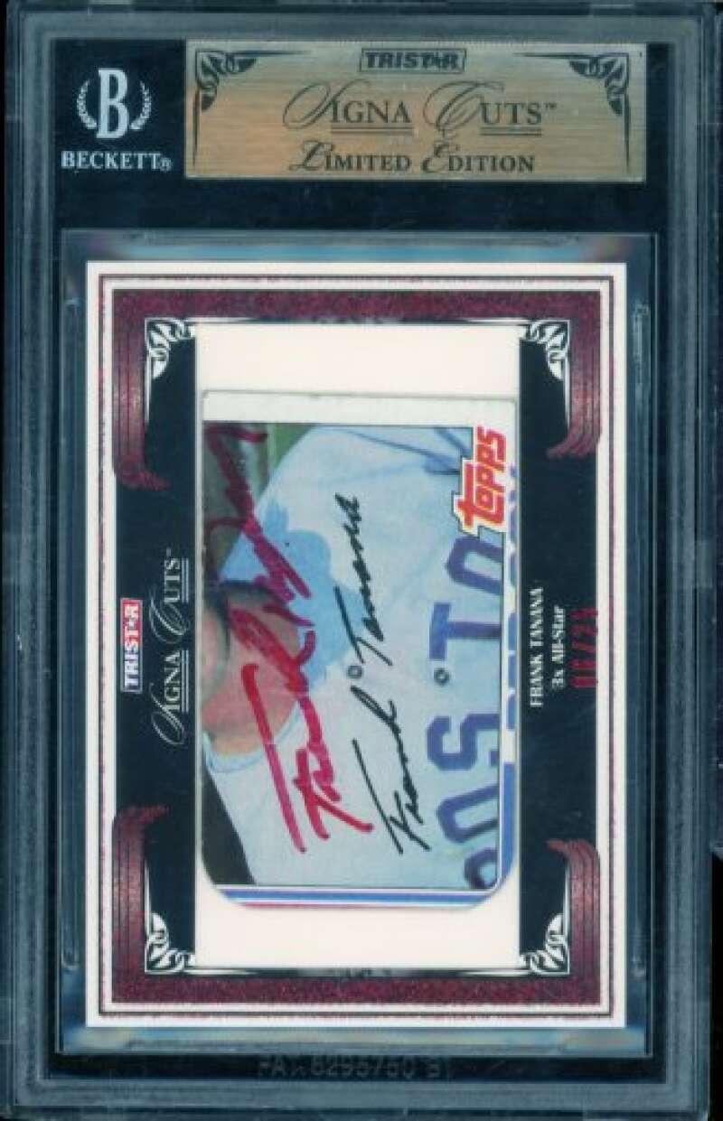 Frank Tanana 2008 Tristar Signa Cuts Limited Edition (6/25) #NNO BGS Authentic Image 1