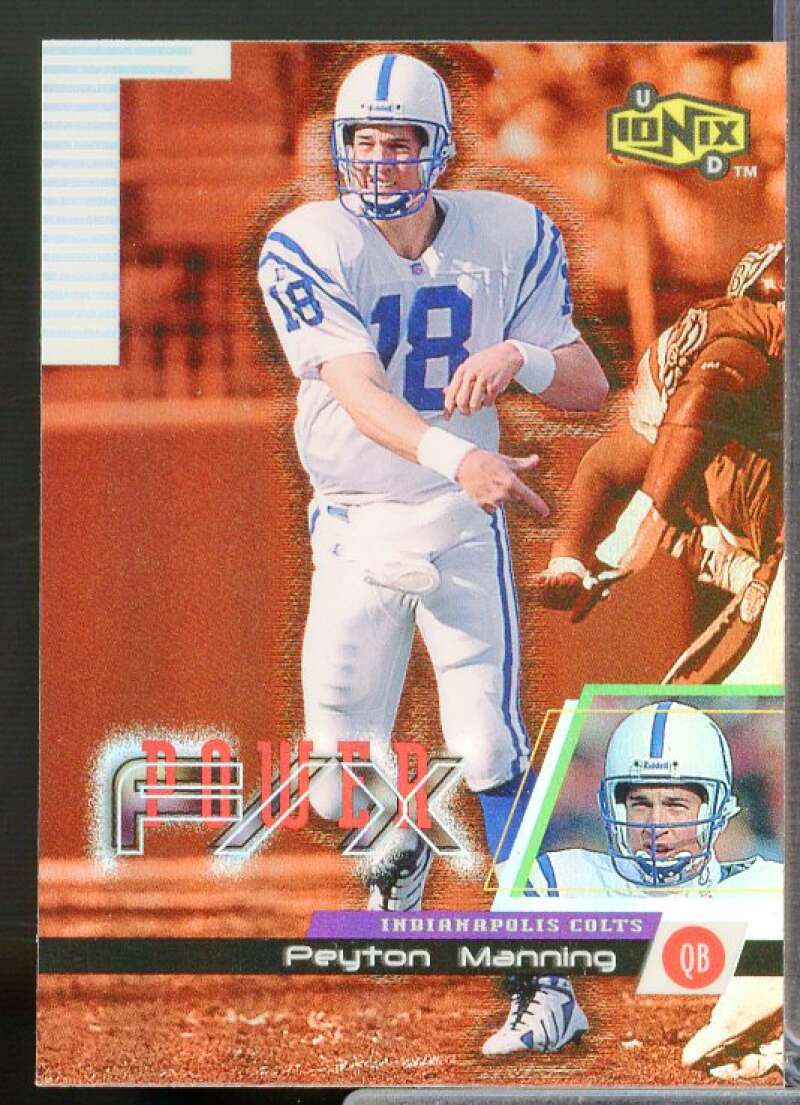 Peyton Manning Card 1999 UD Ionix Power F/X #P1  Image 1
