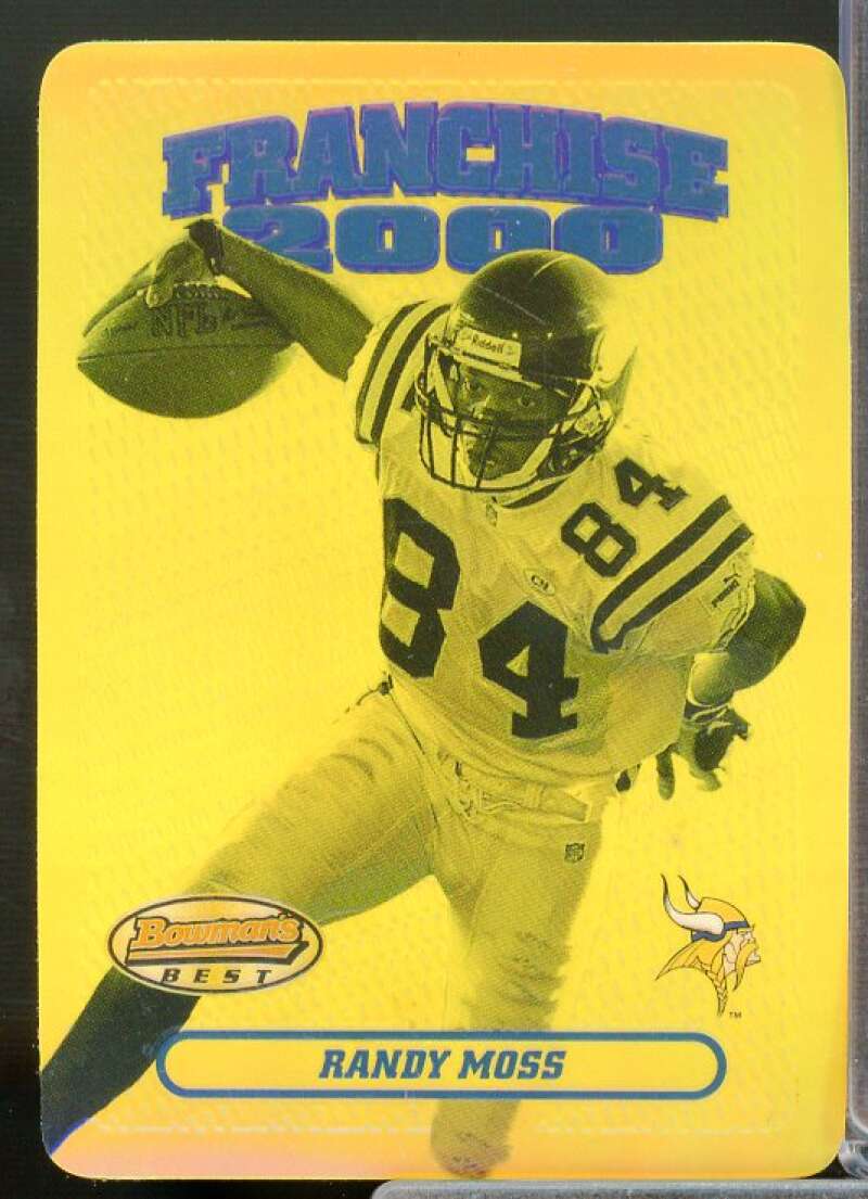 Randy Moss Card 2000 Bowman's Best Franchise 2000 #F14  Image 1