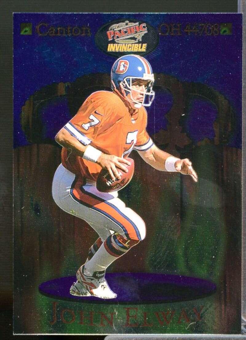 John Elway Card 1997 Pacific Invincible Canton, OH #3  Image 1