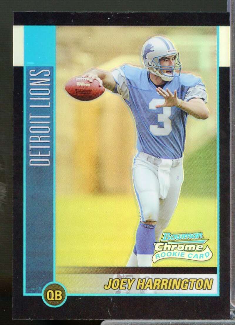 Joey Harrington Rookie Card 2002 Bowman Chrome Refractors #131  Image 1