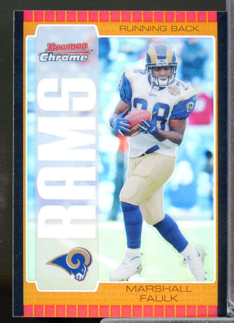 Marshall Faulk Card 2005 Bowman Chrome Bronze Refractors #11  Image 1