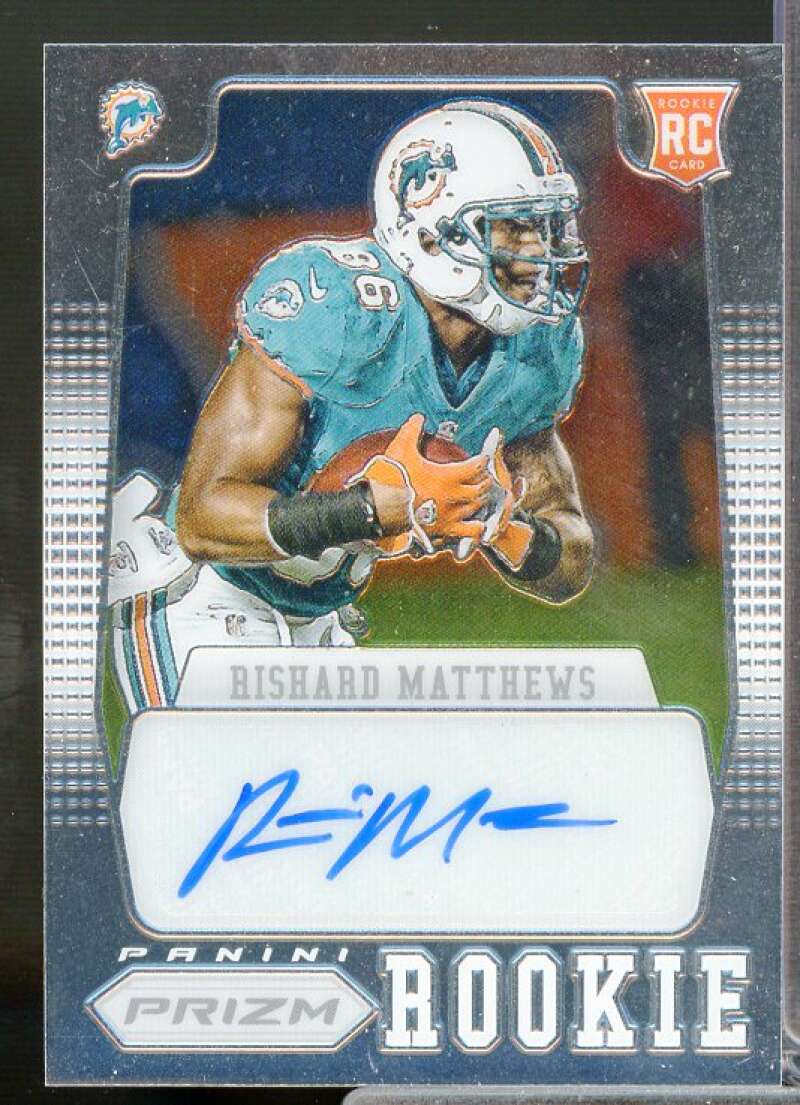Rishard Matthews Rookie Card 2012 Panini Prizm Autographs #255  Image 1