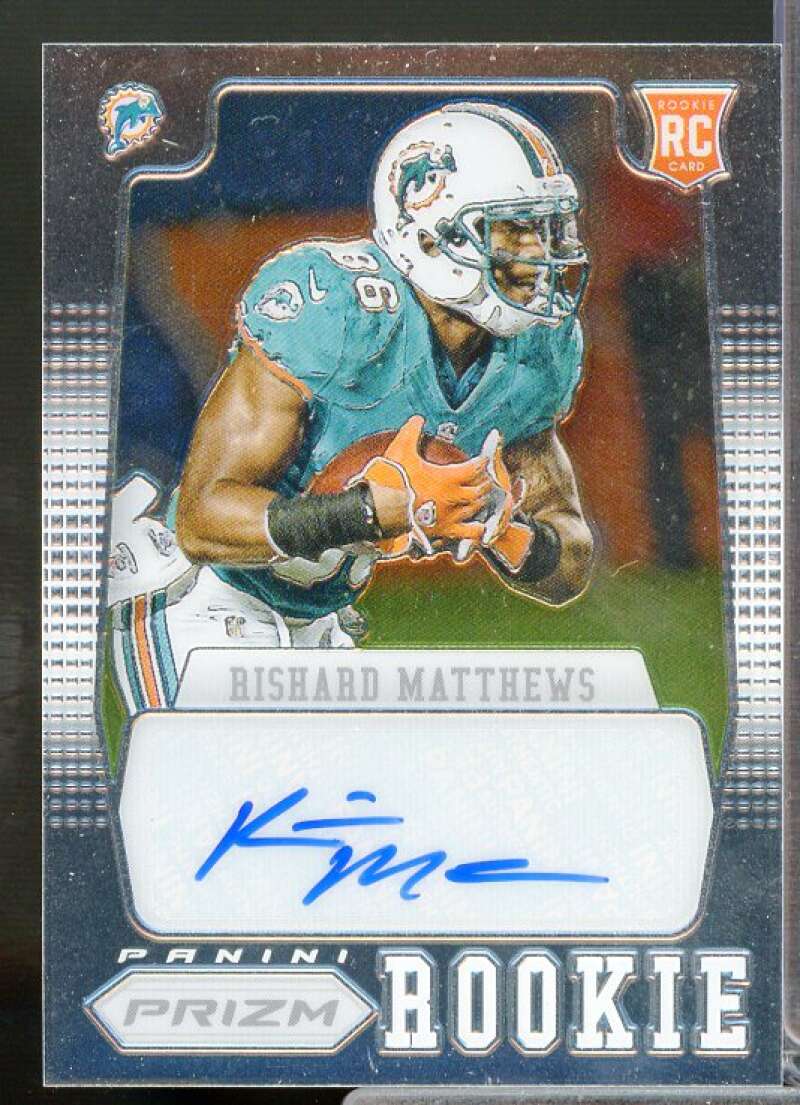 Rishard Matthews Rookie Card 2012 Panini Prizm Autographs #255  Image 1