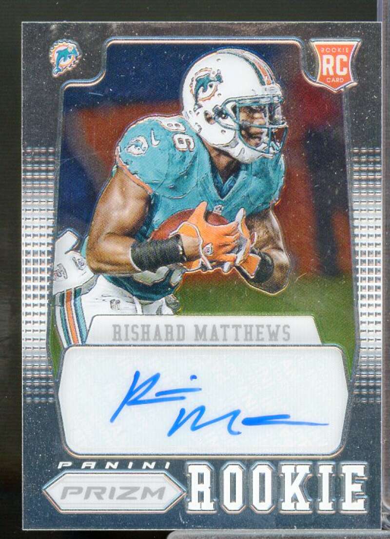 Rishard Matthews Rookie Card 2012 Panini Prizm Autographs #255  Image 1