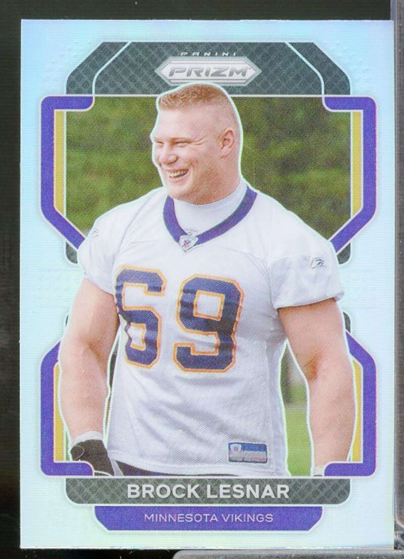 Brock Lesnar Card 2021 Panini Prizm Prizms Silver #134  Image 1