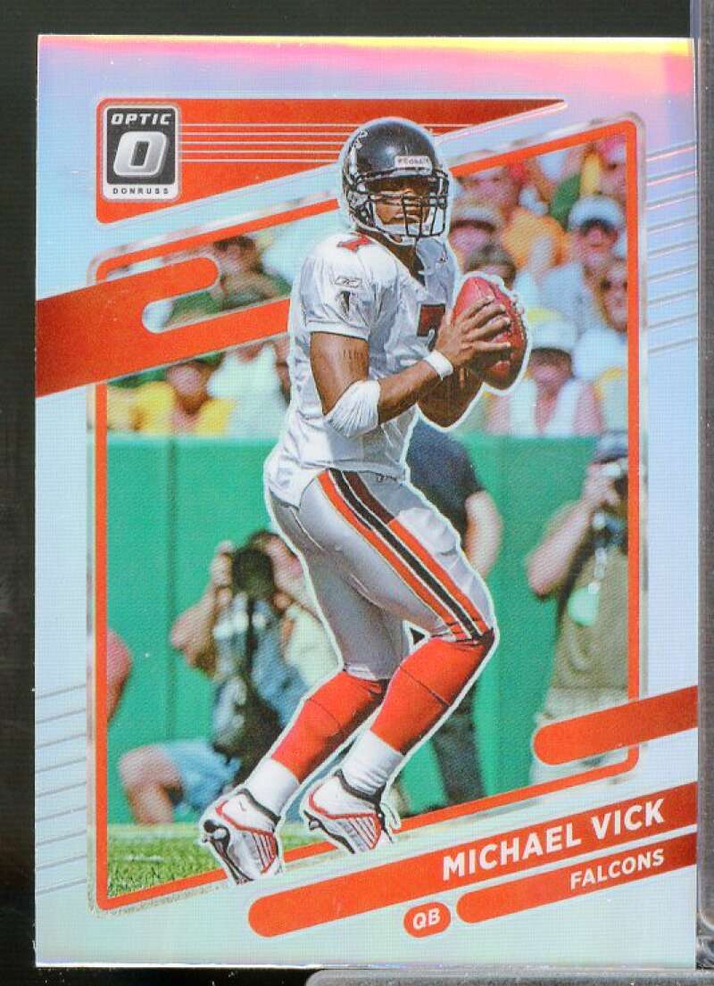 Michael Vick Card 2021 Donruss Optic Holo #156  Image 1