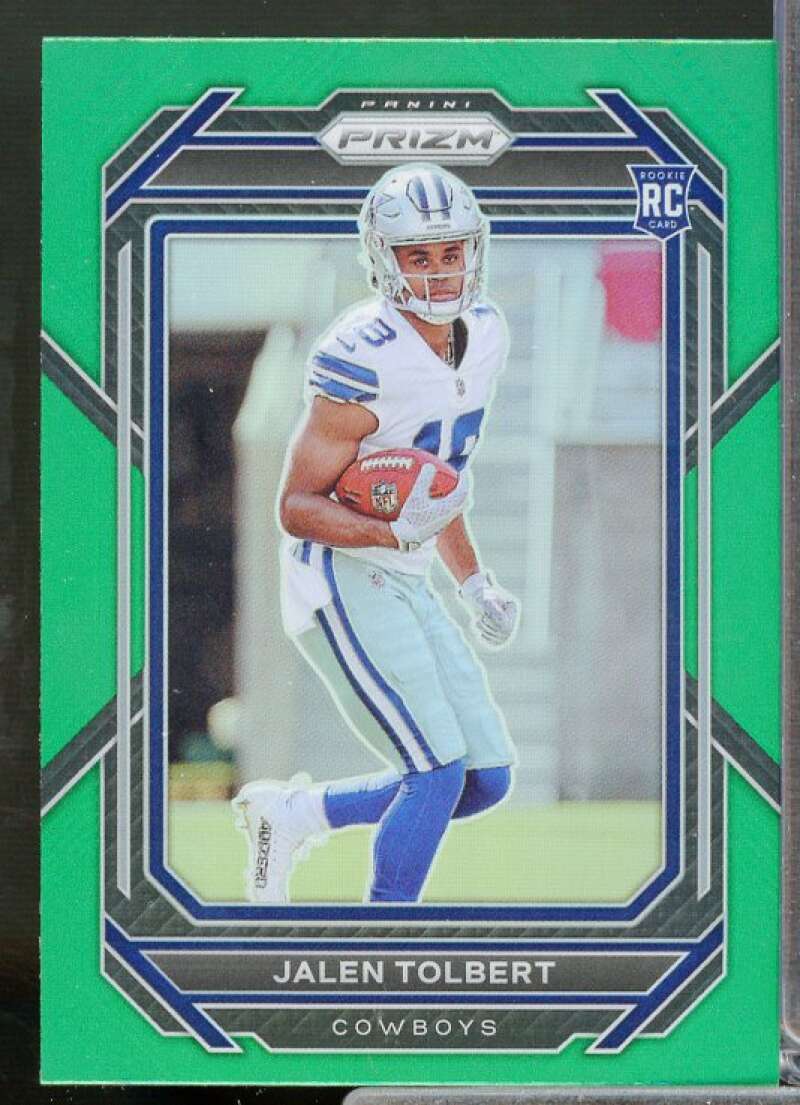 Jalen Tolbert Rookie Card 2022 Panini Prizm Prizms Green #333  Image 1